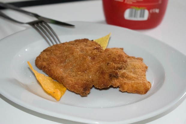 Breaded veal cutlet