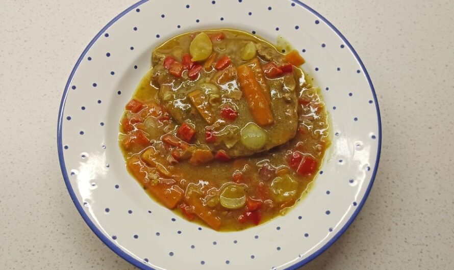 Farm-style pork chops