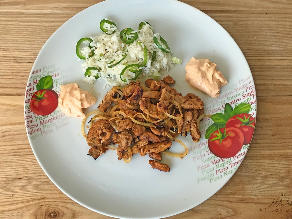 Gyros with Jalapeno Rice - recipe - photo: benjamin