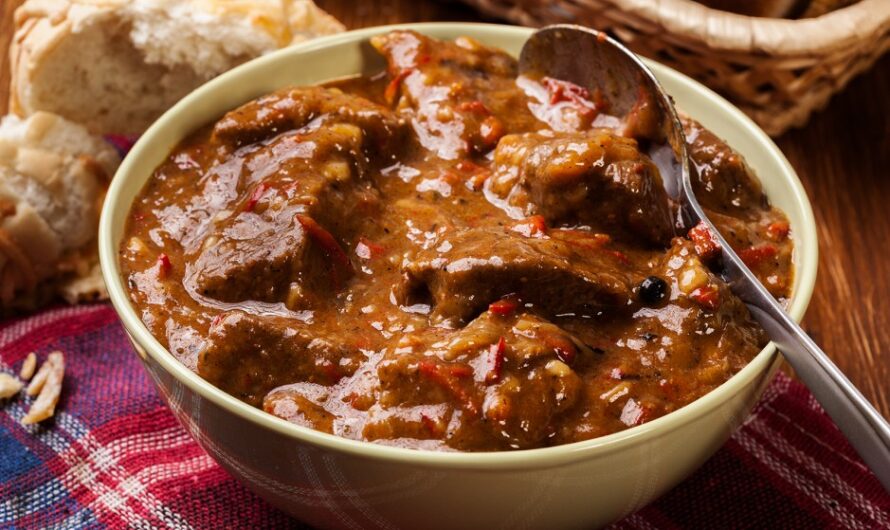 Mustard goulash