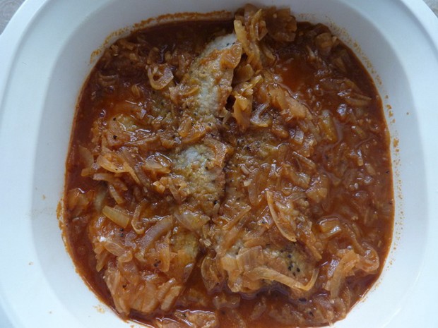 Onion juice meat