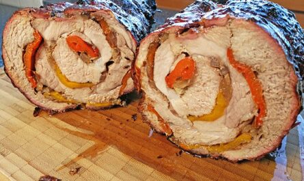 Stuffed bell pepper and onion roast - recipe - photo: mild_wolf