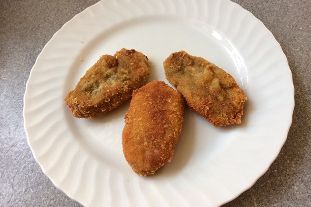 Pork loin roast in Parmesan breading