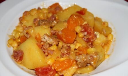 Potato pan with pumpkin