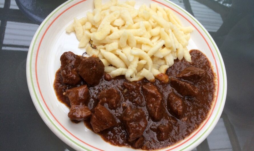 Viennese-style pork goulash